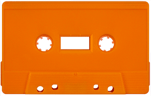 Pack Lecteur Cassette Orange + Cassette vierge